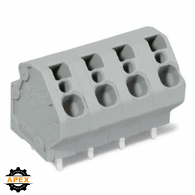 WAGO | 745-3156 | PCB TERMINAL BLOCK; 4 MM²; PIN SPACING 7.5