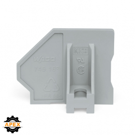 WAGO | 745-545 | END PLATE; GRAY