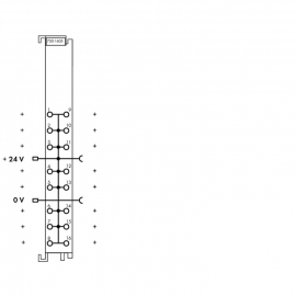 WAGO | 750-1605 | POTENTIAL DISTRIBUTION; 16-WAY, 24 V; -