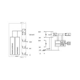 FIELDBUS COUPLER LONWORKS®; LIGHT GRAY