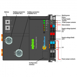 WAGO | 750-364/040-010 | FC MODBUS TCP M12 G4 XTR