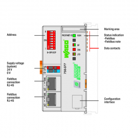 WAGO | 750-377 | FIELDBUS COUPLER PROFINET IO; 3RD GENERATIO