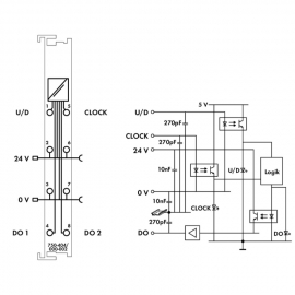 WAGO | 750-404/000-002 | PEAK TIME COUNTER; LIGHT GRAY