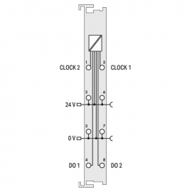 WAGO | 750-404/000-005 | 2 UP COUNTER; 16 BITS; LIGHT GRAY