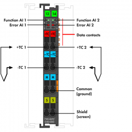 WAGO | 750-469/040-000 | 2-CHANNEL ANALOG INPUT; THERMOCOUPL