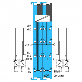 WAGO | 750-481/040-000 | 2-CHANNEL ANALOG INPUT; RESISTANCE