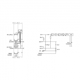 WAGO | 750-485 | 2-CHANNEL ANALOG INPUT; 4 … 20 MA; SINGLE-E