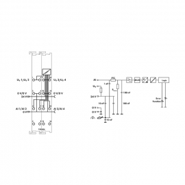 WAGO | 750-486 | 4-CHANNEL ANALOG INPUT; 0/4 … 20 MA; SINGLE