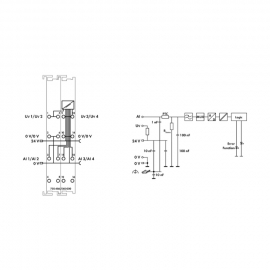 WAGO | 750-486/040-000 | 4-CHANNEL ANALOG INPUT; 0/4 … 20 MA