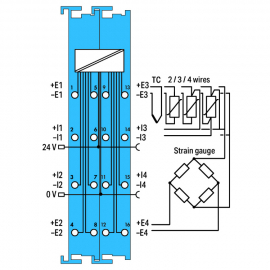 WAGO | 750-489 | 4AI RTD/TC, BLUE