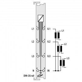 WAGO | 750-493 | 3-PHASE POWER MEASUREMENT; 480 VAC, 1 A; LI