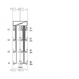 WAGO | 750-495 | 3-PHASE POWER MEASUREMENT; 690 VAC, 1 A; LI