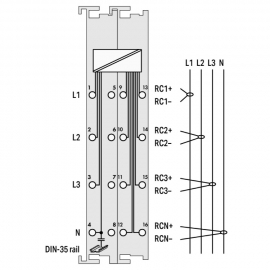 WAGO | 750-495/000-002 | 3-PHASE POWER MEASUREMENT; 690 VAC