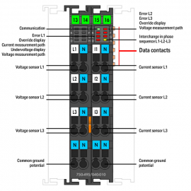 WAGO | 750-495/040-010 | 3-PHASE POM 20KVAC 300A