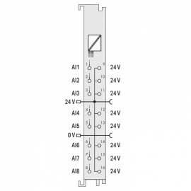 WAGO | 750-496 | 8-CHANNEL ANALOG INPUT; 0/4 … 20 MA; SINGLE