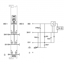 WAGO | 750-501/000-800 | 2-CHANNEL DIGITAL OUTPUT; 24 VDC; 0