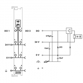 WAGO | 750-502/000-800 | 2-CHANNEL DIGITAL OUTPUT; 24 VDC; 2