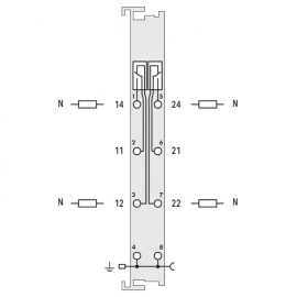 WAGO | 750-514 | 2-CHANNEL RELAY OUTPUT; 125 VAC; 0.5 A; POT