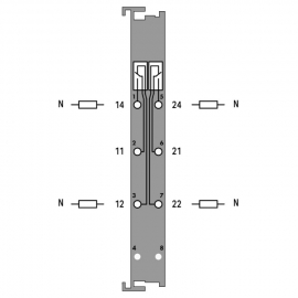 WAGO | 750-517/040-000 | 2-CHANNEL RELAY OUTPUT; AC 250 V; 1