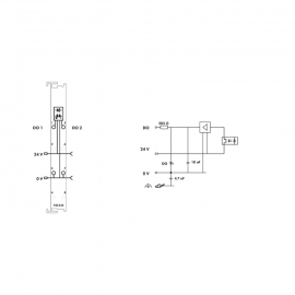 WAGO | 750-535 | 2-CHANNEL DIGITAL OUTPUT; 24 VDC; INTRINSIC