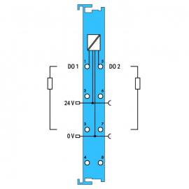 WAGO | 750-535 | 2-CHANNEL DIGITAL OUTPUT; 24 VDC; INTRINSIC