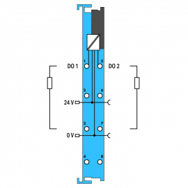 WAGO | 750-535/040-000 | 2-CHANNEL DIGITAL OUTPUT; 24 VDC; I