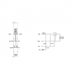 WAGO | 750-535/040-000 | 2-CHANNEL DIGITAL OUTPUT; 24 VDC; I