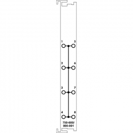 WAGO | 750-600/000-001 | END MODULE, 8*N