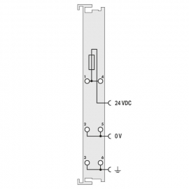 WAGO | 750-610 | POWER SUPPLY; 24 VDC; FUSE HOLDER; DIAGNOST