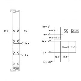 WAGO | 750-613/040-000 | SYSTEM POWER SUPPLY; 24 VDC; EXTREM