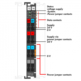 WAGO | 750-613/040-000 | SYSTEM POWER SUPPLY; 24 VDC; EXTREM