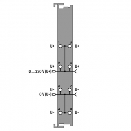 WAGO | 750-614/040-000 | POTENTIAL DISTRIBUTION; 0 … 230 V A