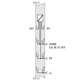 WAGO | 750-623 | POWER SUPPLY; 24 V/5 … 15 VDC; LIGHT GRAY
