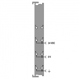 WAGO | 750-624/040-001 | FILTER MODULE FOR FIELD-SIDE POWER