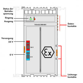 WAGO | 750-625/000-001 | POWER SUPPLY; 24 VDC; INTRINSICALLY