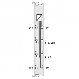 WAGO | 750-626 | SUPPLY FILTER; 24 VDC; LIGHT GRAY