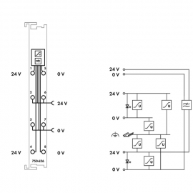 WAGO | 750-626 | SUPPLY FILTER; 24 VDC; LIGHT GRAY