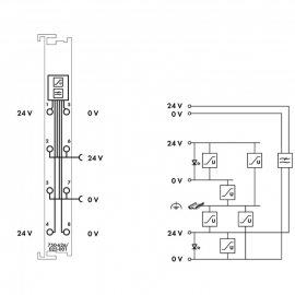 WAGO | 750-626/025-001 | SUPPLY FILTER; 24 VDC; HIGHER ISOLA