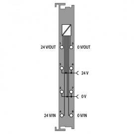 WAGO | 750-626/040-000 | SUPPLY FILTER; 24 VDC; HIGHER ISOLA