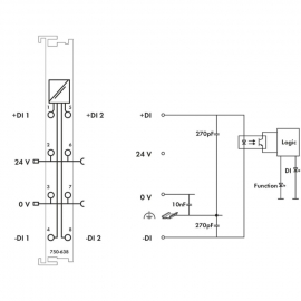 WAGO | 750-638 | 2 UP/DOWN COUNTER; 16 BITS; 500 HZ; LIGHT G