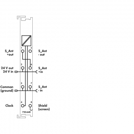 WAGO | 750-640 | REAL-TIME CLOCK MODULE; LIGHT GRAY