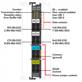 WAGO | 750-652/040-000 | RS-232/485 SERIAL INTERFACE; EXTREM