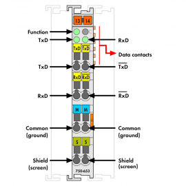 WAGO | 750-653/025-018 | RS-485 SERIAL INTERFACE; 9600 BAUD;