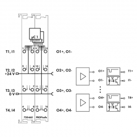 WAGO | 750-665/000-001 | FAIL-SAFE 4/4 CHANNEL DIGITAL INPUT