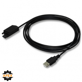 CONFIGURATION CABLE; USB CONNECTOR; LENGTH: 2.5 M; BLACK