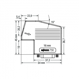 WAGO | 750-961 | INTERBUS FIELDBUS CONNECTOR (IN); WITH D-SU