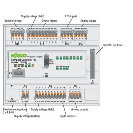 WAGO | 751-9301 | COMPACT CONTROLLER 100, 8DI 4DO 2AI 2AO 2N