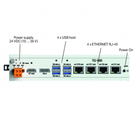 WAGO | 752-9800 | EDGE COMPUTER 4 X ETHERNET, 4 X USB, HDMI,