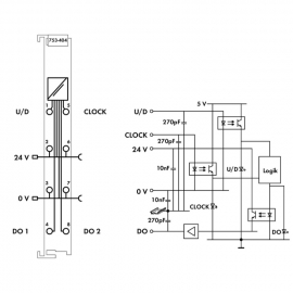 WAGO | 753-404 | UP/DOWN COUNTER; LIGHT GRAY