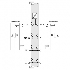 WAGO | 753-424 | 2-CHANNEL DIGITAL INPUT; 24 VDC; INTRUDER D